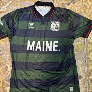 Portland Hearts of Pine Short Sleeve Authentic Woods & Water Soccer Jersey - L